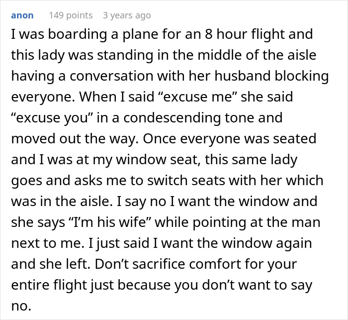 Man Shares A Ridiculous Story That Permanently Changed His Mind On Being Nice And Swapping Seats