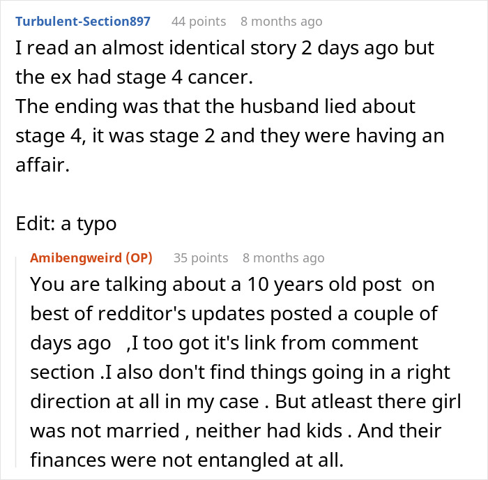 Husband Drops Everything To Help His Sick Ex Wife, Doesn't Care What His Current Wife Thinks Husband Drops Everything To Help His Sick Ex Wife, Doesn't Care What His Current Wife Thinks
