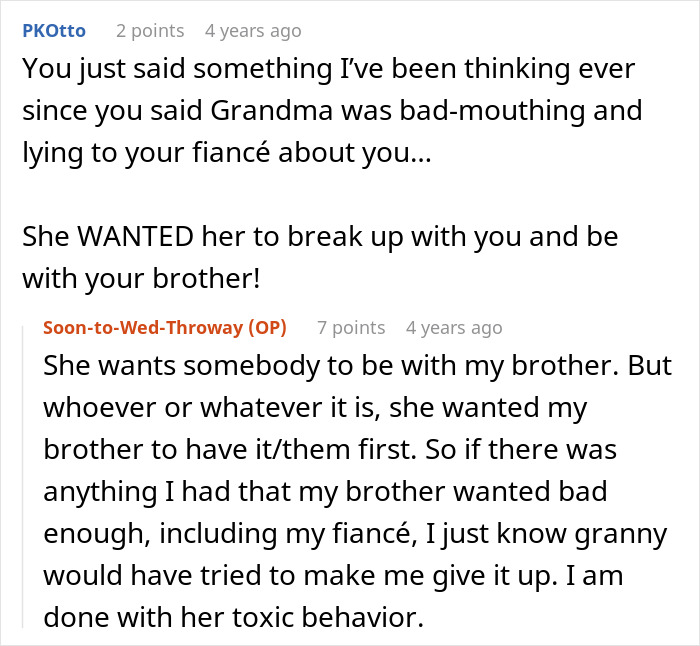 A Reddit thread discusses an entitled man's plan to propose at his brother's wedding.
