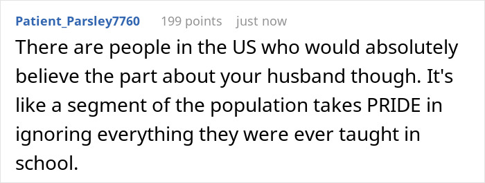 A Reddit comment about a mixed-race mom inventing family scandals to explain her blue-eyed kid to nosy strangers. A Reddit comment about a mixed-race mom inventing family scandals to explain her blue-eyed kid to nosy strangers.