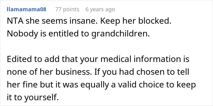 Woman Hides Hysterectomy From MIL For 18 Months, All Hell Breaks Loose When She Finally Finds Out Woman Hides Hysterectomy From MIL For 18 Months, All Hell Breaks Loose When She Finally Finds Out