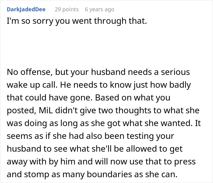 A new mom feeling betrayed by her MIL forcing her way into the delivery room, her husband not stopping her. Advice for her husband to be more responsible. A new mom feeling betrayed by her MIL forcing her way into the delivery room, her husband not stopping her. Advice for her husband to be more responsible.