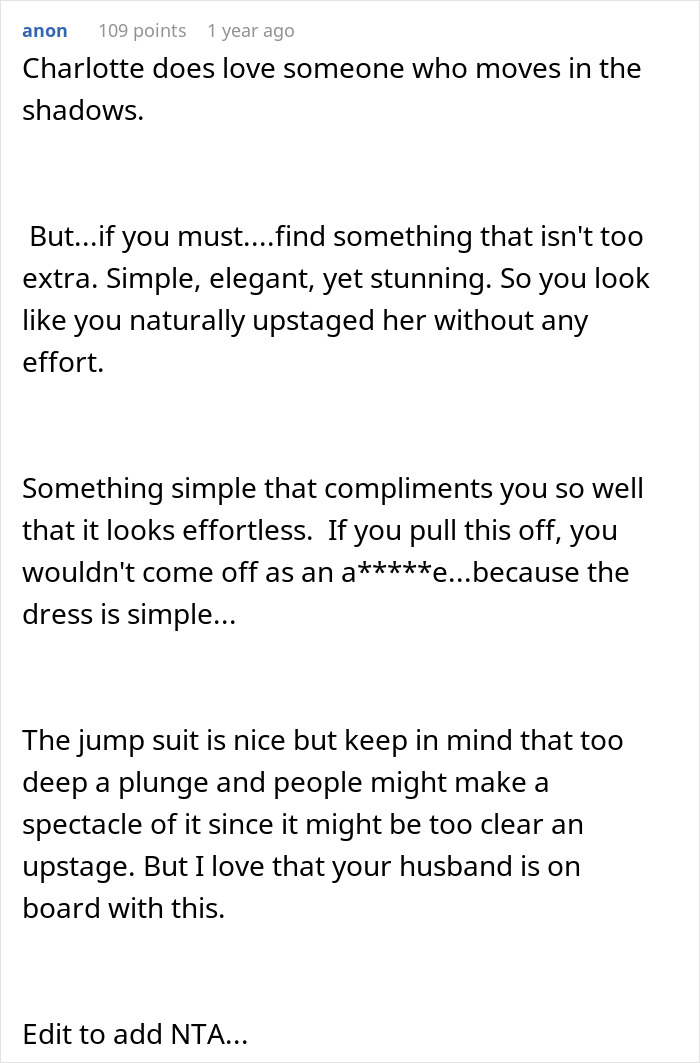 Woman Plans To Upstage Jealous SIL At Her Own Wedding After She's Excluded Due To Losing Weight Woman Plans To Upstage Jealous SIL At Her Own Wedding After She's Excluded Due To Losing Weight