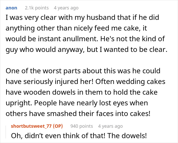 Woman Leaves Husband The Day After Wedding, Mad He Smashed Her Face Into Their Reception Cake