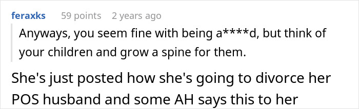 Screenshot of online comment about husband's violent reaction to allergic SIL being served peanuts, shocking everyone. Screenshot of online comment about husband's violent reaction to allergic SIL being served peanuts, shocking everyone.