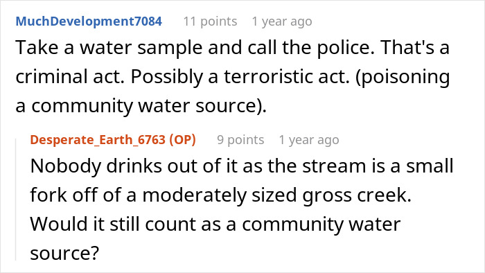 Neighbor From Hell Dumps Vinegar In Shared Stream, Mad As Homeowner Doesn&rsquo;t Allow Her In Hot Spring