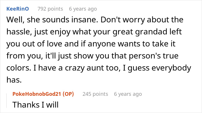 Greedy Aunt Pressures Teen To Give Up His Unclaimed Inheritance, Dad Quickly Puts Her In Her Place