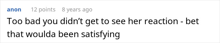 A comment regretting not seeing the teacher's reaction to the revenge from the boy with Asperger's. A comment regretting not seeing the teacher's reaction to the revenge from the boy with Asperger's.
