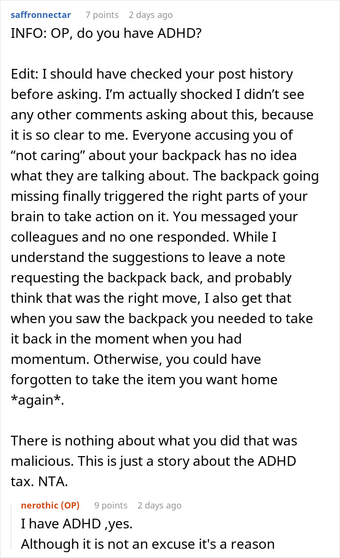 Cleaner Helps Herself To Teacher&rsquo;s Lost Backpack, Gets Mad When The Owner Helps Herself To It Too