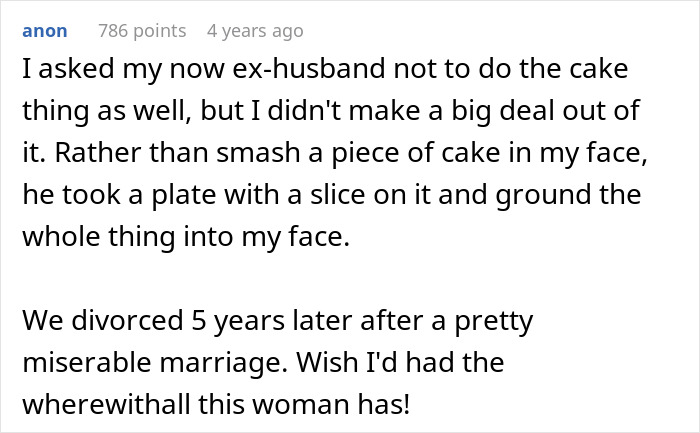 Woman Leaves Husband The Day After Wedding, Mad He Smashed Her Face Into Their Reception Cake