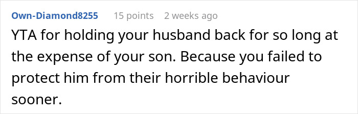 Woman Lets Her Husband Go Hard On His Ex-In-Laws After Her Son Starts Asking Painful Questions