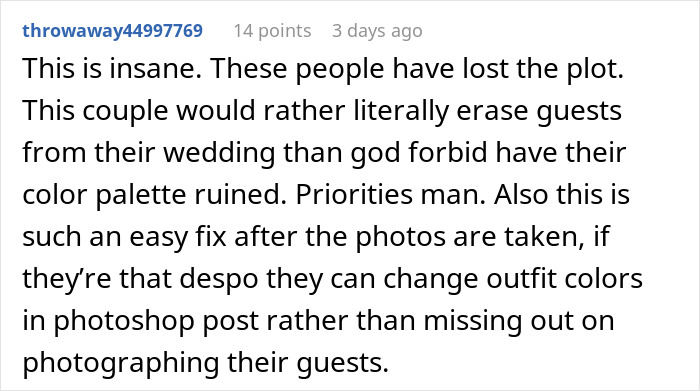 Bride Updates Website A Day Before The Wedding, Gets Upset People Ignored The New Rule Bride Updates Website A Day Before The Wedding, Gets Upset People Ignored The New Rule