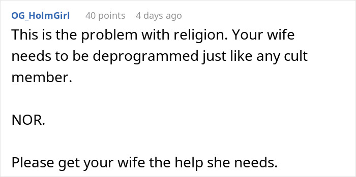 Christian Guy Agrees To Strict Gender Roles In The Family, Upset Wife Actually Enforces Them
