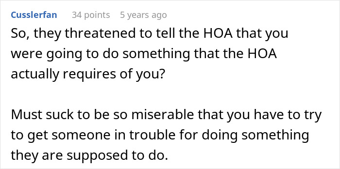 Neighbors Throw A Fit About Woman Cleaning Porch, She Maliciously Complies With HOA’s Response Neighbors Throw A Fit About Woman Cleaning Porch, She Maliciously Complies With HOA’s Response