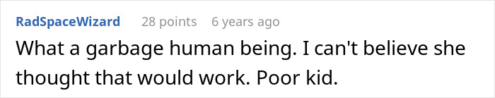 A comment describes an entitled mom who treated a community class like free daycare as a garbage human being. A comment describes an entitled mom who treated a community class like free daycare as a garbage human being.