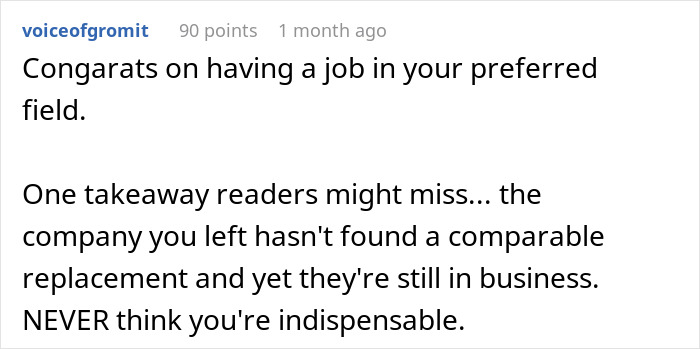 Company Punishes Top Employee For Doing Three People's Job, He Walks Away Leaving Chaos Behind Company Punishes Top Employee For Doing Three People's Job, He Walks Away Leaving Chaos Behind