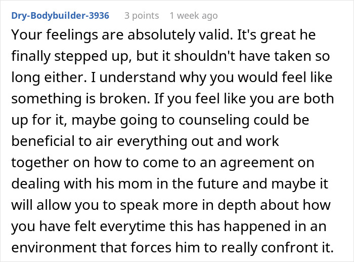 Wife Sets "Nobody Comes Over" Rule After Miscarriage, Hubby Thinks It Doesn't Apply To His Mommy Wife Sets "Nobody Comes Over" Rule After Miscarriage, Hubby Thinks It Doesn't Apply To His Mommy