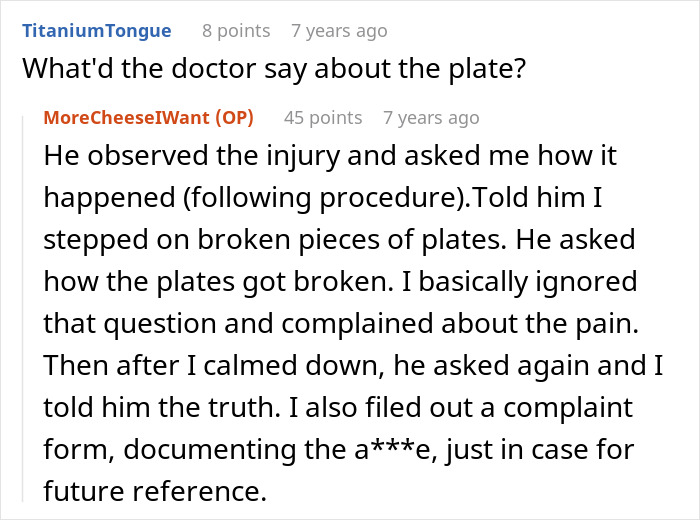 Teen's life is a mess, doctor questioning injury, filing a complaint about the a***e. Teen's life is a mess, doctor questioning injury, filing a complaint about the a***e.