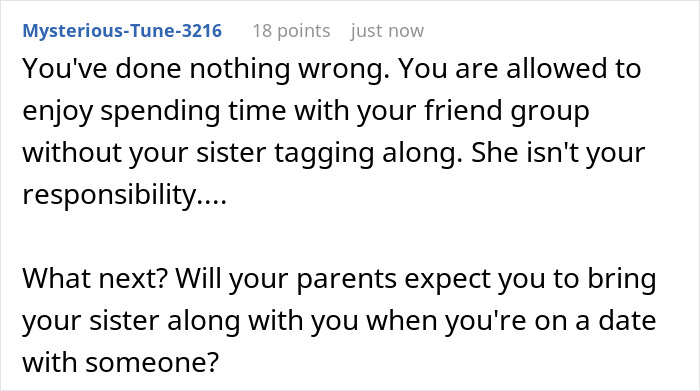 Parents Force Teen To Have Autistic Sis At All Bday Parties, Mad When She Does 18th Bday Differently Parents Force Teen To Have Autistic Sis At All Bday Parties, Mad When She Does 18th Bday Differently