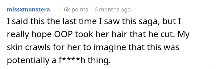 Woman's Creepy Coworker Cut Off Her Hair After Months Of Weird Comment, Blames It On "Intrusive Thought" Woman's Creepy Coworker Cut Off Her Hair After Months Of Weird Comment, Blames It On "Intrusive Thought"