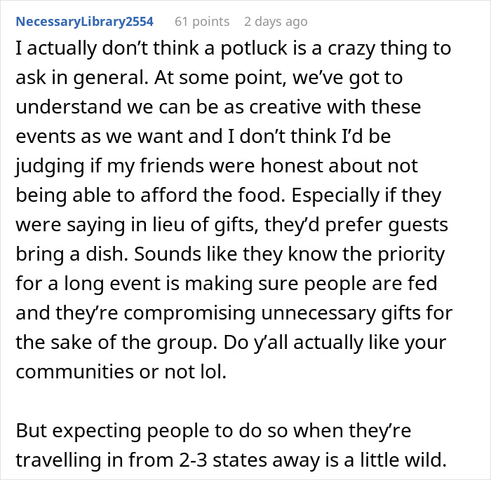 People Are Discussing Bride’s Idea Of A Potluck Wedding And It’s Pretty Triggering For Some People Are Discussing Bride’s Idea Of A Potluck Wedding And It’s Pretty Triggering For Some