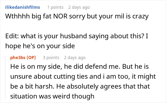 MIL Can&rsquo;t Believe What Her Son&rsquo;s Wife Is Wearing At Home, Especially Around Their 3YO Son