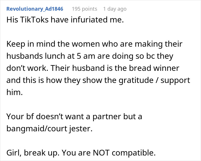 Woman Accepts BF’s Flaws But Draws The Line When He Starts Sending Her TikToks She Doesn’t Agree With Woman Accepts BF’s Flaws But Draws The Line When He Starts Sending Her TikToks She Doesn’t Agree With