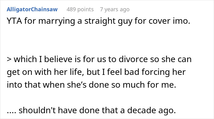 Text about woman in shock, husband decided to transition and help hide she's lesbian, saying she married for cover. Text about woman in shock, husband decided to transition and help hide she's lesbian, saying she married for cover.