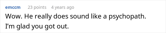 A cruel prank where a boyfriend blames his girlfriend, prompting a user comment calling him a psychopath. A cruel prank where a boyfriend blames his girlfriend, prompting a user comment calling him a psychopath.