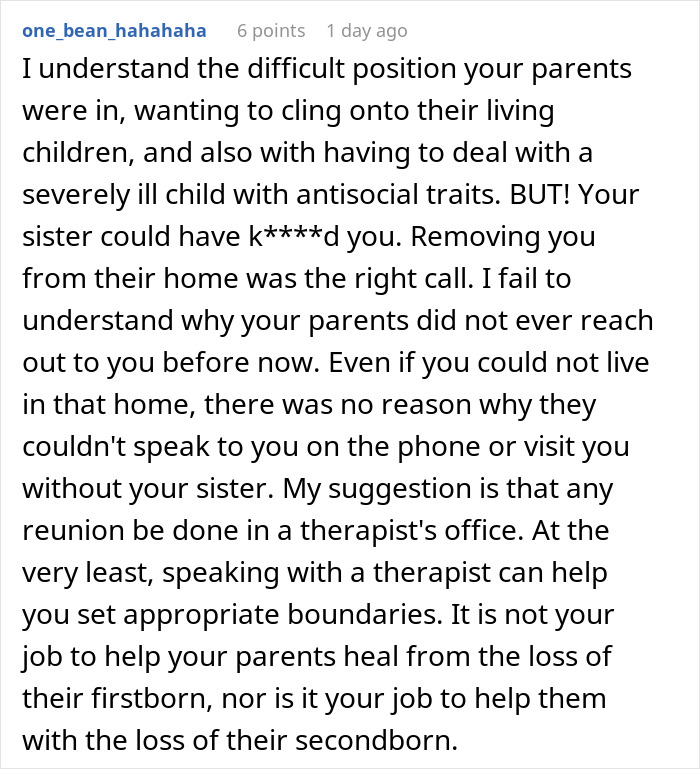 Guy Can't Believe Parents Want To Reconcile After They Ignored His Sister's Mental Health To Dangerous Levels Guy Can't Believe Parents Want To Reconcile After They Ignored His Sister's Mental Health To Dangerous Levels