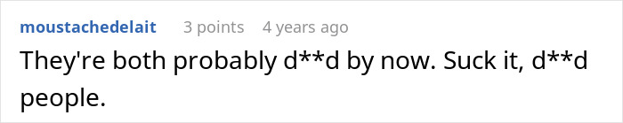 A comment on a man trying to steal a childs window seat on a flight, saying both are d**d. A comment on a man trying to steal a childs window seat on a flight, saying both are d**d.
