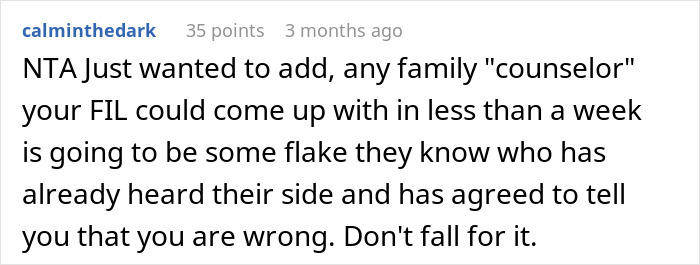 Screenshot of a Reddit comment on MIL's pregnancy competition and the DIL's miscarriage. Screenshot of a Reddit comment on MIL's pregnancy competition and the DIL's miscarriage.