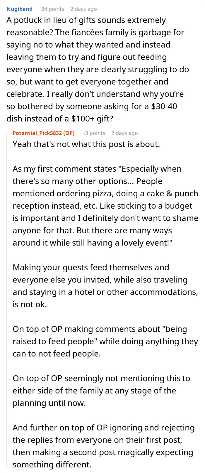 People Are Discussing Bride’s Idea Of A Potluck Wedding And It’s Pretty Triggering For Some People Are Discussing Bride’s Idea Of A Potluck Wedding And It’s Pretty Triggering For Some