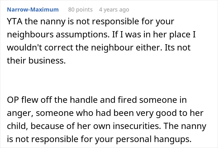 Wife Shocks Husband By Firing The Nanny On The Spot, Calls Her Reason An Overreaction Wife Shocks Husband By Firing The Nanny On The Spot, Calls Her Reason An Overreaction
