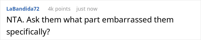 A user comment advises the 27-year-old who refused to host mom's birthday to ask what specifically embarrassed the family. A user comment advises the 27-year-old who refused to host mom's birthday to ask what specifically embarrassed the family.