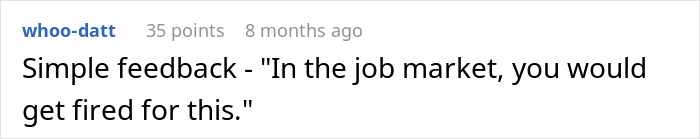 A comment on student refusal of group work and the consequences in the job market, leading to a hard fail. A comment on student refusal of group work and the consequences in the job market, leading to a hard fail.