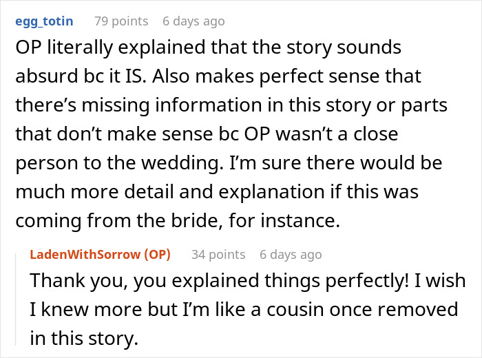 Reddit comments analyze the wedding story, the groom's disappearance, and the wedding planner's limited information. Reddit comments analyze the wedding story, the groom's disappearance, and the wedding planner's limited information.