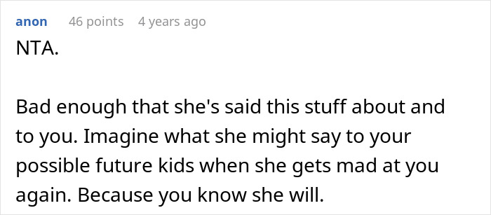 A comment advises an autistic guy about his mom's smear campaign against his GF, suggesting NTA and warning of future issues. A comment advises an autistic guy about his mom's smear campaign against his GF, suggesting NTA and warning of future issues.