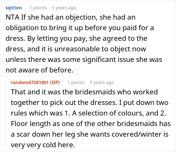 A Maid of Honor's dress choices for a bride's wedding spark online debate about friendship. A Maid of Honor's dress choices for a bride's wedding spark online debate about friendship.
