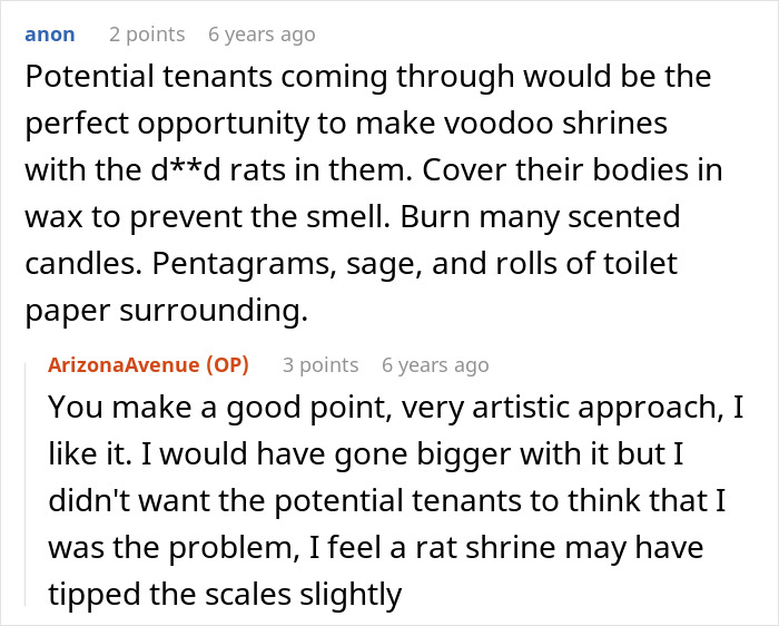 Evil Landlord Ignores Rat-Infested House, Tenant Makes Sure To Ruin Every House Viewing After That Evil Landlord Ignores Rat-Infested House, Tenant Makes Sure To Ruin Every House Viewing After That