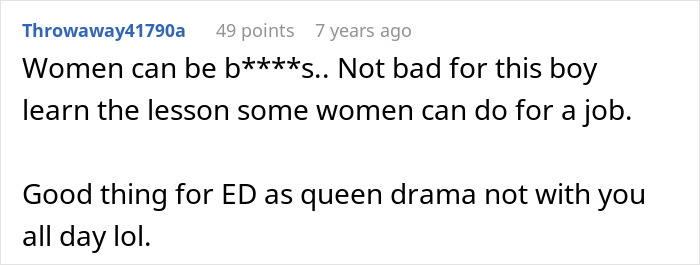 Screenshot of a comment discussing a Saudi dad refusing an Arctic tour led by a woman, stating women can do jobs. Screenshot of a comment discussing a Saudi dad refusing an Arctic tour led by a woman, stating women can do jobs.