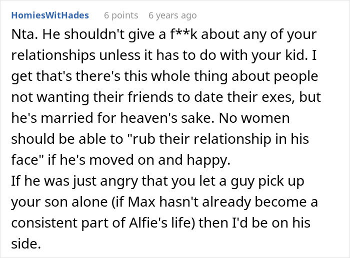 Reddit comment: man cheats on GF, has baby, gets mad GF is dating his childhood friend, highlighting his hypocrisy. Reddit comment: man cheats on GF, has baby, gets mad GF is dating his childhood friend, highlighting his hypocrisy.