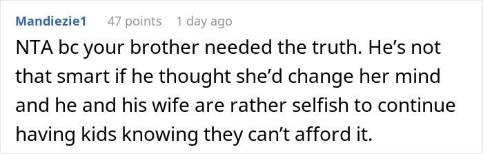 A Reddit comment about a guy who regrets having a 6th kid with his SAHM wife, highlighting his fault. A Reddit comment about a guy who regrets having a 6th kid with his SAHM wife, highlighting his fault.