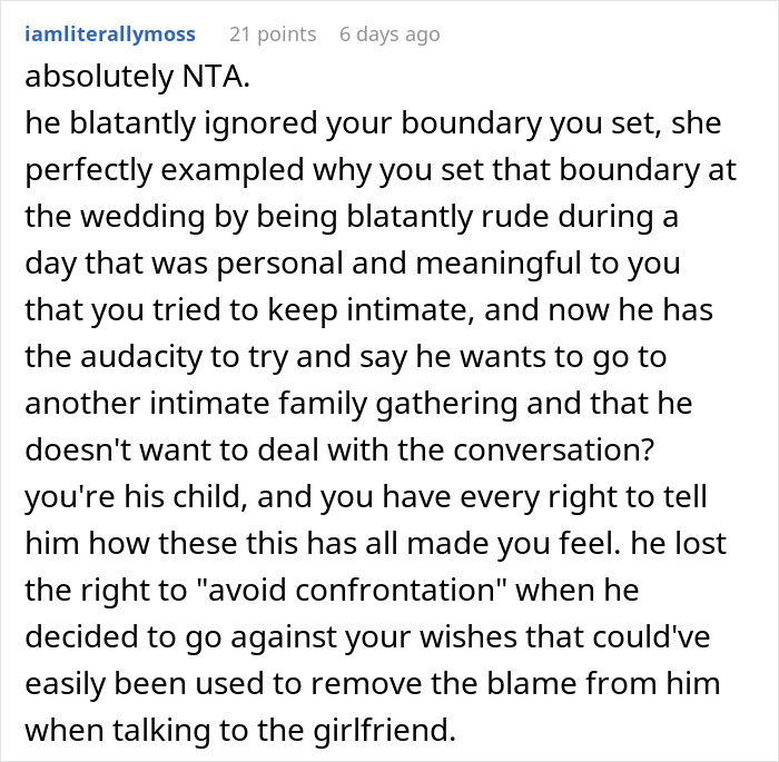 Dad Ruins Bond With Bride Over His GF Of 1.5 Years, Invites Her To Wedding Against Daughter’s Wishes Dad Ruins Bond With Bride Over His GF Of 1.5 Years, Invites Her To Wedding Against Daughter’s Wishes