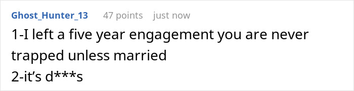 A social media comment from Ghost_Hunter_13 sharing advice about engagement and identifying a mystery powder. A social media comment from Ghost_Hunter_13 sharing advice about engagement and identifying a mystery powder.