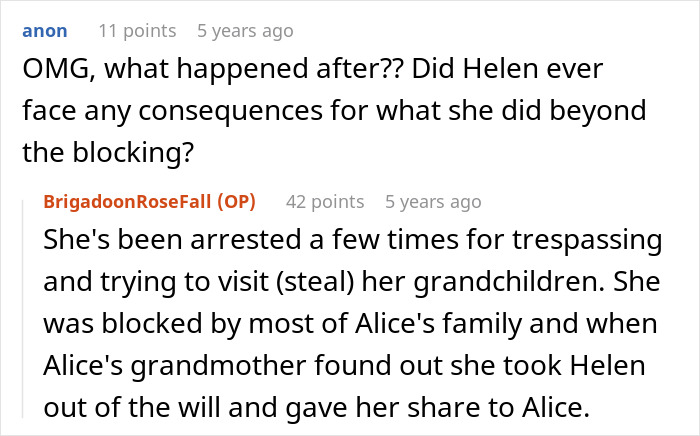 A Reddit comment discusses the consequences faced by the MIL after sabotaging the wedding. A Reddit comment discusses the consequences faced by the MIL after sabotaging the wedding.