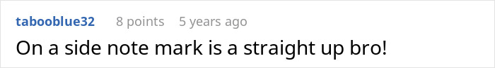 A comment calling Mark a bro in the story about the entitled aunt taking over home and job. A comment calling Mark a bro in the story about the entitled aunt taking over home and job.