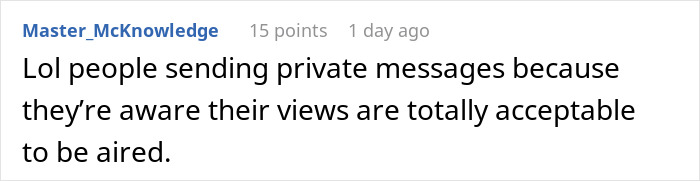A comment about people sending private messages due to views about a fiance upset about football. A comment about people sending private messages due to views about a fiance upset about football.