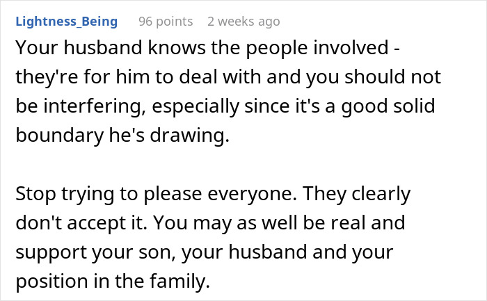 Woman Lets Her Husband Go Hard On His Ex-In-Laws After Her Son Starts Asking Painful Questions