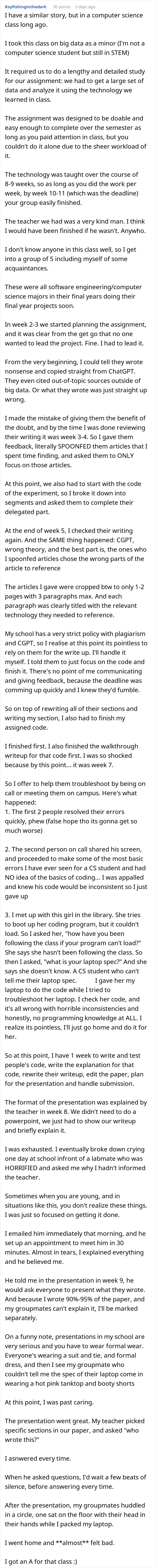 Person Has To Deal With Lazy People During Group Project, Finds The Perfect Way To Make Them Fail Person Has To Deal With Lazy People During Group Project, Finds The Perfect Way To Make Them Fail